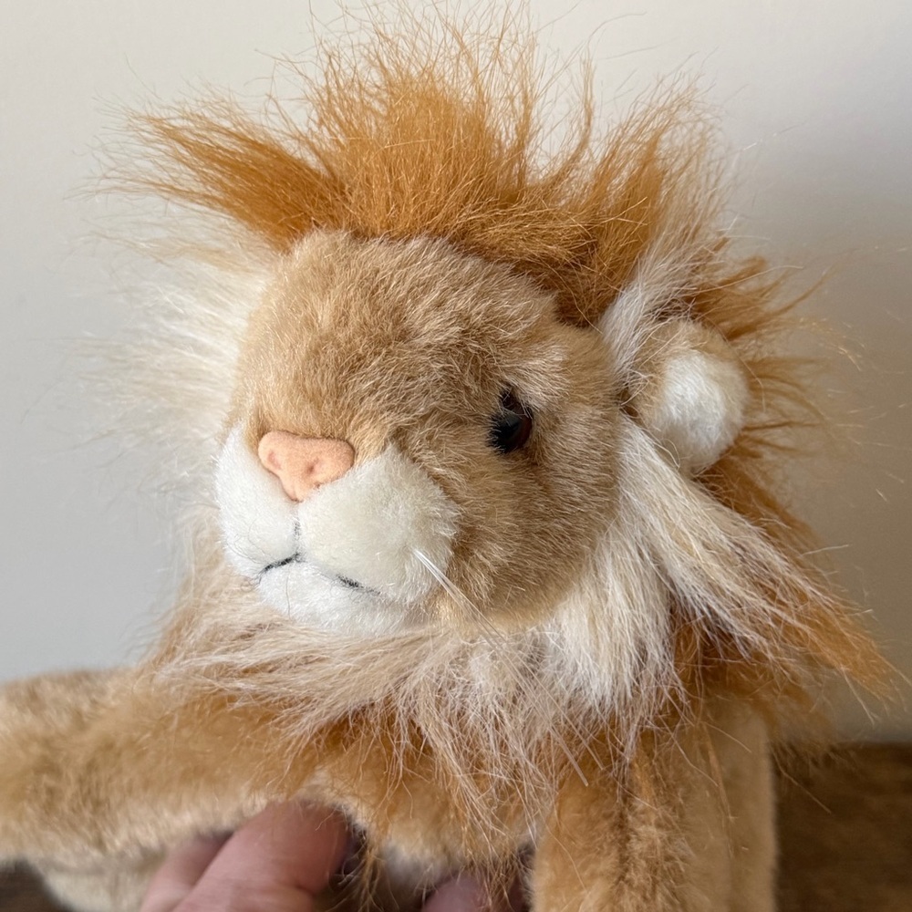 Ty Beanie Buddy Sahara the Lion Plush 1997 12” Retired Stuffed Animal Toy